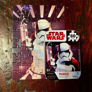 Disney 50 piece Star Wars StormTrooper Mini Puzzle 5x7 in Tin Can collectable